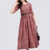 Women Printed Crepe Gown