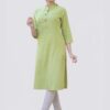 Women Solid Straight Kurta