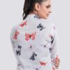 women printed butterfly shirt