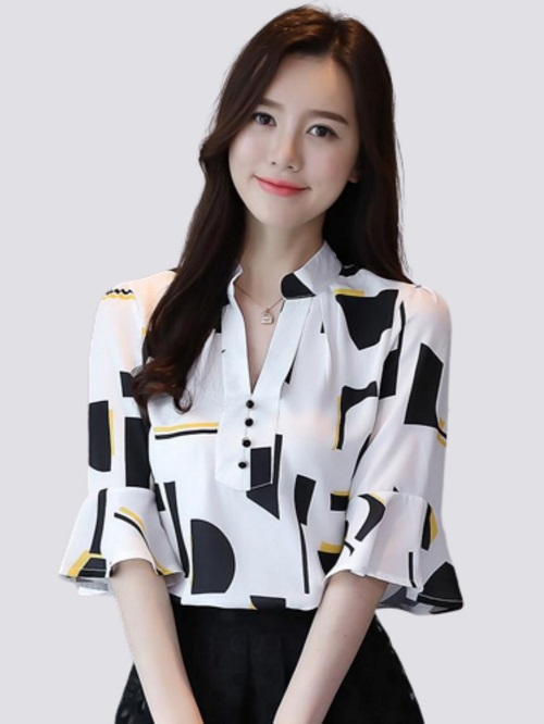 Women Printed Fancy Designer Shirts
