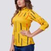 women printed yellow shirt women printed yellow shirt